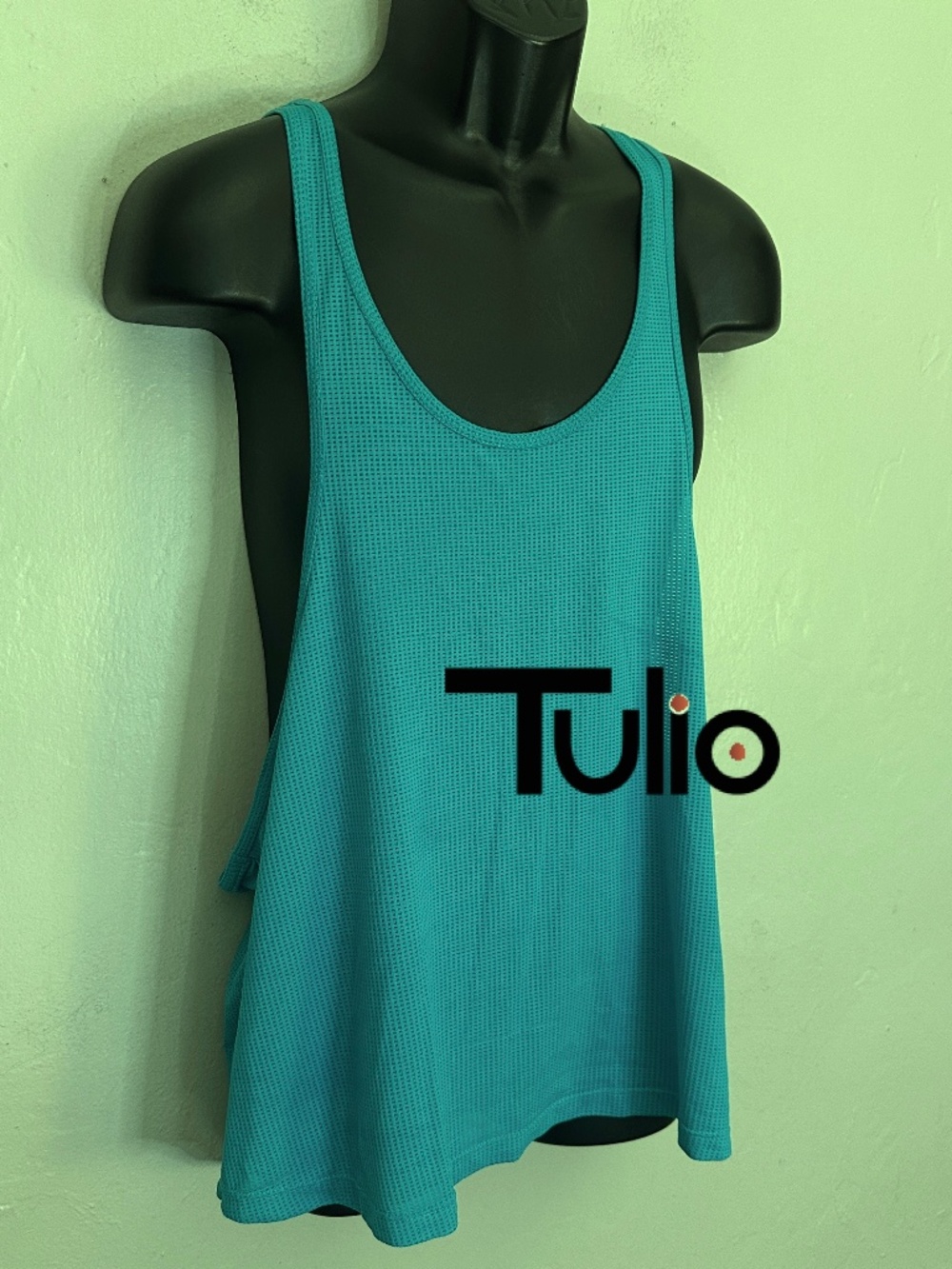 Tulio Mesh Stringer Tank Top 22.5" armpit to armpit Poly bend pinpoint mesh